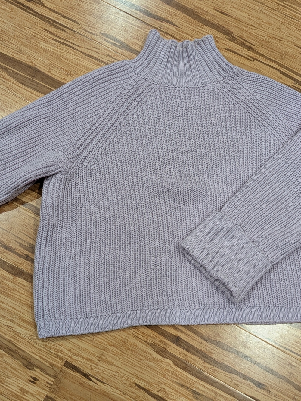 Abercrombie & Fitch Lilac Knit Sweater